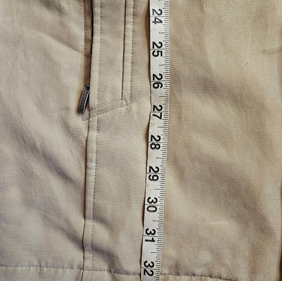 Roundtree & Yorke Mens Beige Jacket With Zipper And Button Closure Size Large - Picture 13 of 15